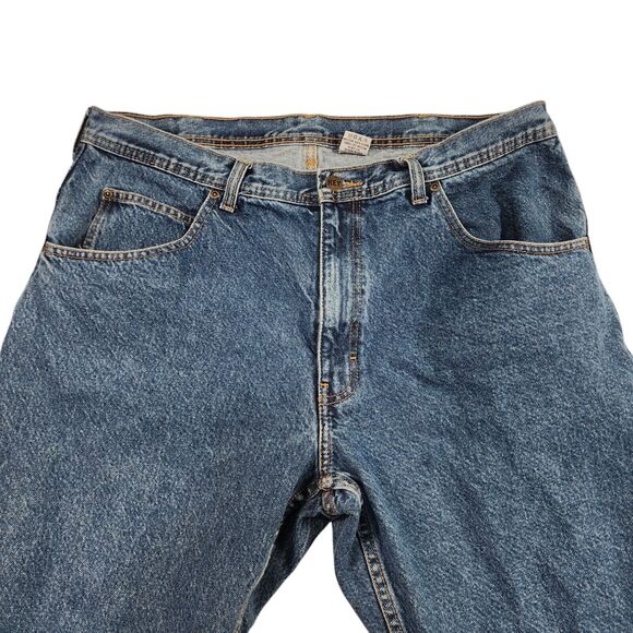 Key Blue Jean Denim Work Jeans Mens 38x30 Durable Heavy Weight Denim Pants - Picture 2 of 7